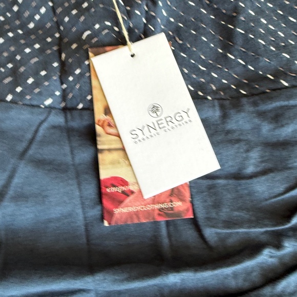 NWT! Synergy Rice Stitch Moxie Dress in Orion Blue Size Large - Picture 3 of 6